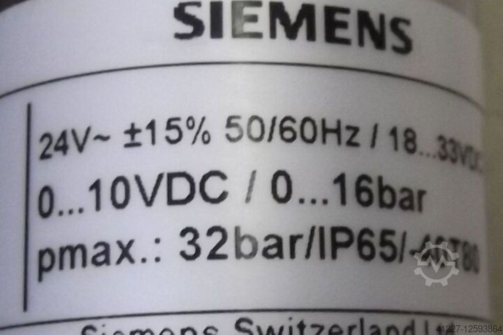 Pressure sensor Siemens QBBE2002-P16