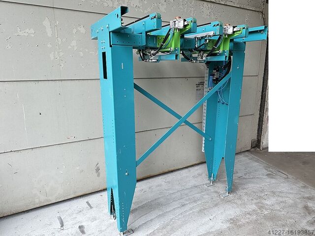 Conveyor belt with adjustment Grenzebach ZFTSP 850 x 1400 mm