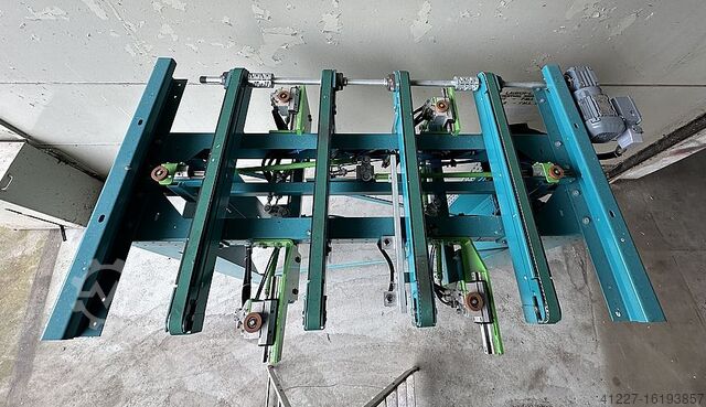 Conveyor belt with adjustment Grenzebach ZFTSP 850 x 1400 mm