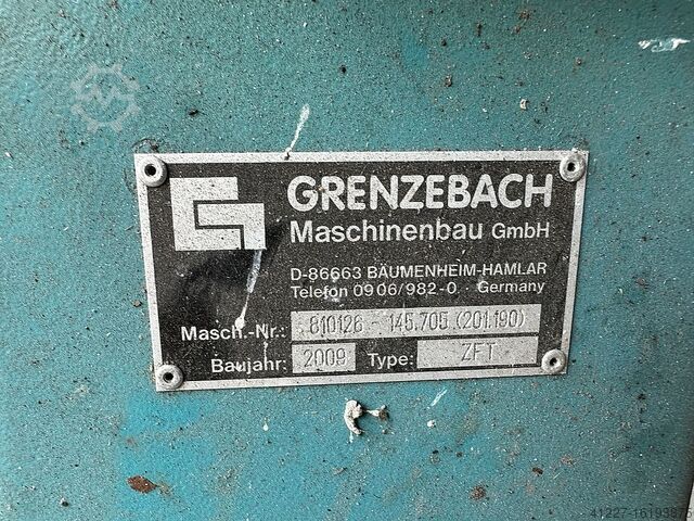 Conveyor belt with rotating unit Grenzebach ZFT 1400 x 770 mm