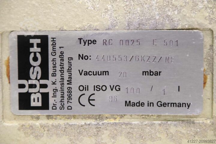 Vacuum pump Busch RC 0025 E 501