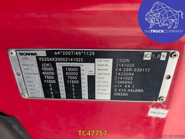 Hazardous substances Scania S 410