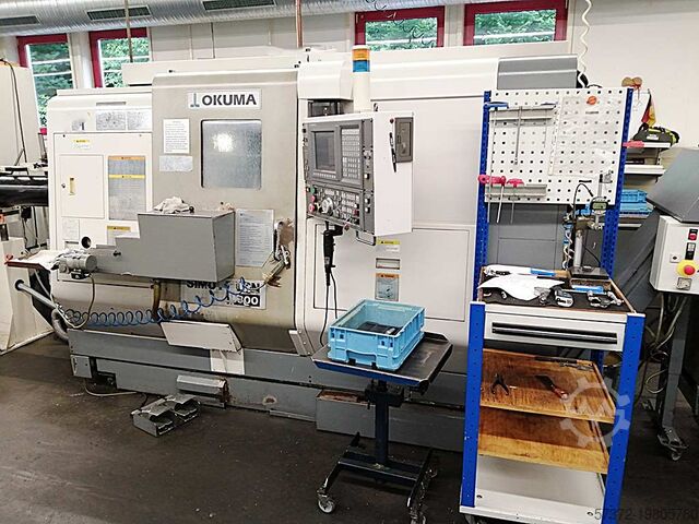 CNC 4-Achsen Drehmaschine Okuma LU300-2ST 350