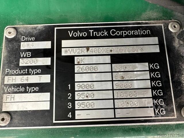 Standard-SZM Volvo FH 500 6X4 TREKKER/TRACTOR/SZM EURO 6 HYDRAULIC