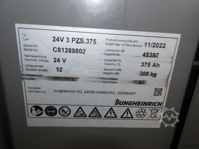 Pedestrian Stacker Jungheinrich EJC 214 Z