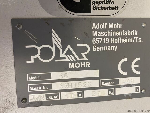 Papierschneidemaschine Polar 66
