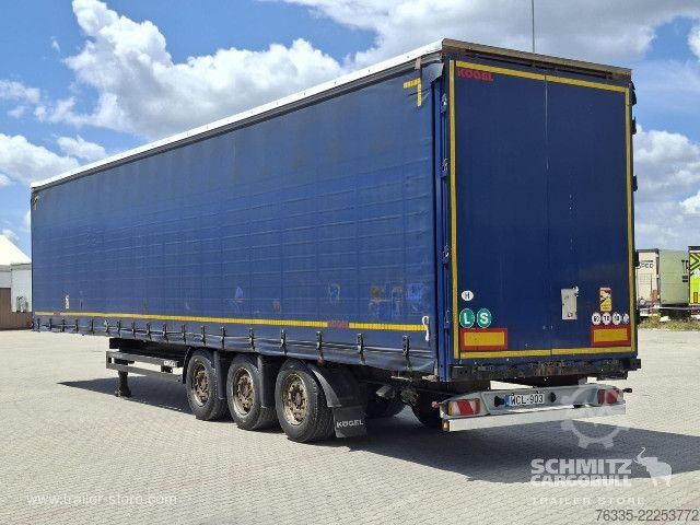 Open semitrailer with tarp Kögel Curtainsider Mega