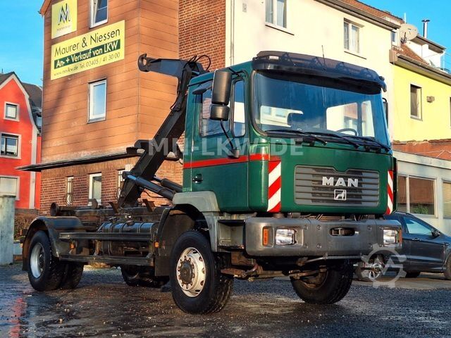 Kipper LKW MAN 18.280 4x4 ALLRAD ABROLLKIPPER ATLAS HAKEN TÜV