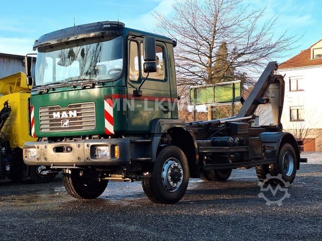 Kipper LKW MAN 18.280 4x4 ALLRAD ABROLLKIPPER ATLAS HAKEN TÜV