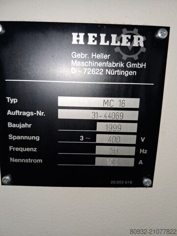 Horizontal-Bearbeitungszentrum Heller MV 16