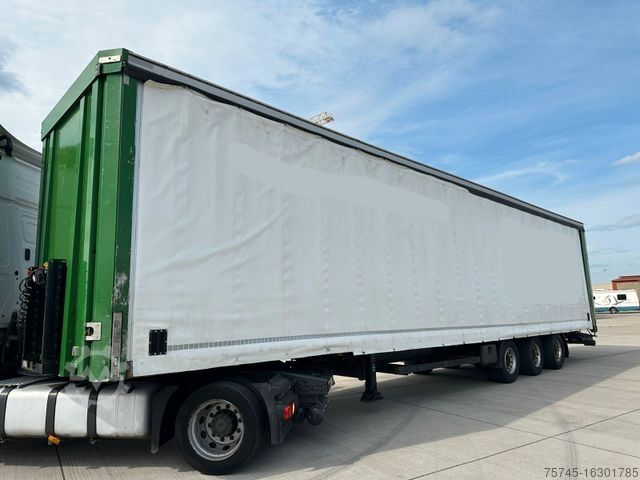 Auflieger mit Pritsche & Plane KÖGEL SN 24 * GETRÄNKE * HUBDACH * SAF-ACHSEN *