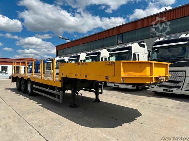 Tieflader-Sattelauflieger BABELSBERGER *SSA 51 * SAF * 14 RUNGEN * BALLAST