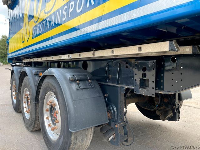 Tipper semitrailer MEILLER 27m³ Alu Kippauflieger / Fertigerbremse/Alufelge