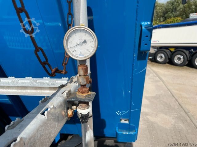 Tipper semitrailer MEILLER 27m³ Alu Kippauflieger / Fertigerbremse/Alufelge