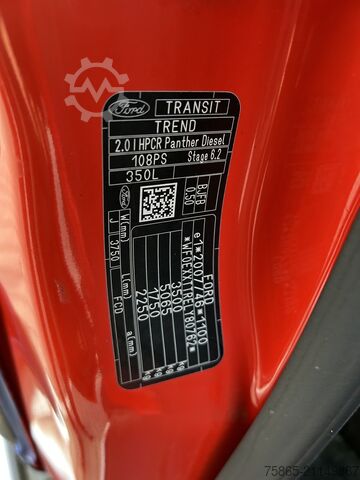 Delivery van Ford Transit 2.0 TDCI Trend / 196 dkm / L3 H2 / NL Van