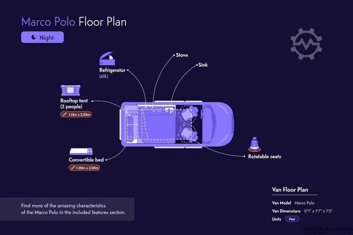 Kastenwagen Wohnmobil / Campervan Mercedes Marco Polo 250d | 2022 | EURO 6 | Automatico | Venditore professionale