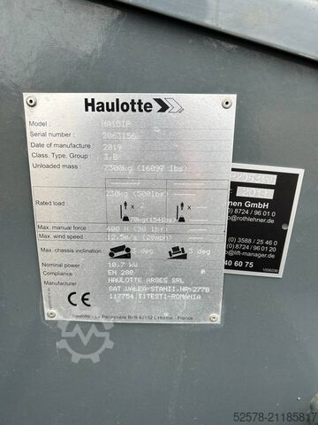 Gelenkteleskoparbeitsbühne Haulotte HA 15 IP