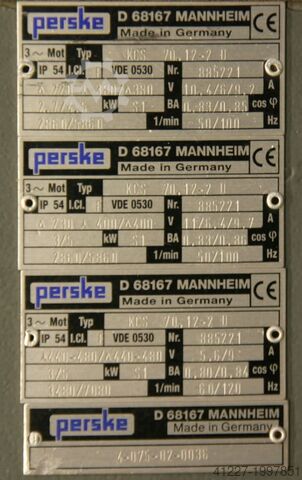 Joining milling unit Homag mit Perske Motor