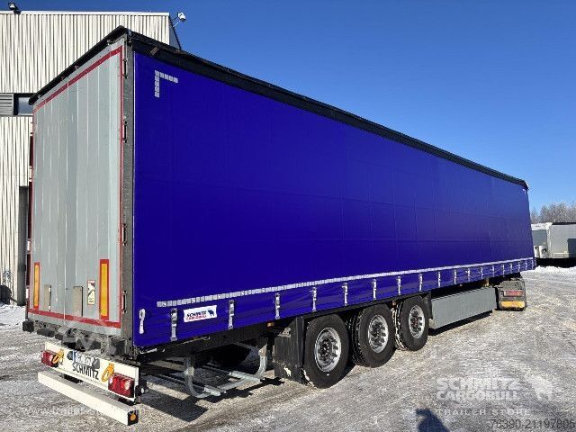 Auflieger mit Pritsche & Plane Schmitz Cargobull Semitrailer Curtainsider Standard