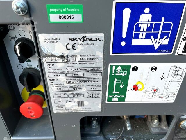 Telescopic work platform SKYJACK SJ 12