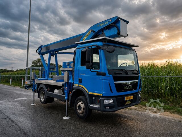Truck aerial platform Palfinger P 300 KS | 2015