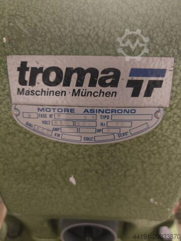 Troma grinding machines, grinding and polishing machine Troma Schleif- und Poliermaschine
