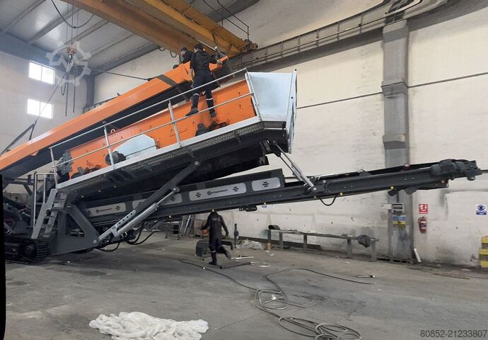 Brechanlage Polygonmach 1213  horizontal shaft impact crusher 1200x1300mm