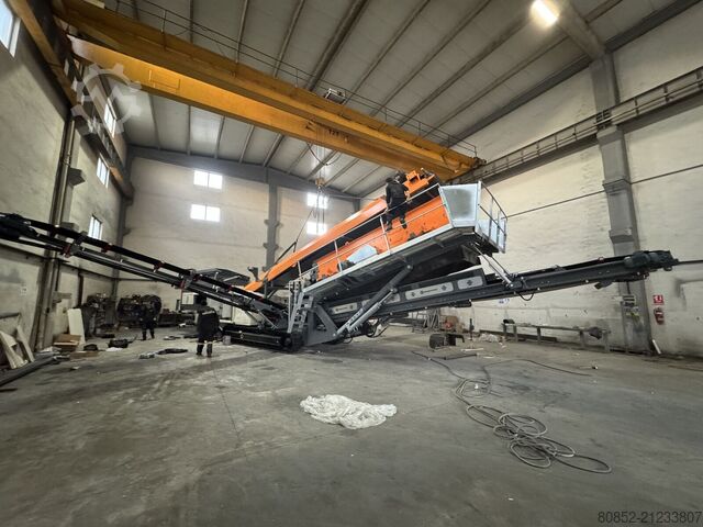 Brechanlage Polygonmach 1213  horizontal shaft impact crusher 1200x1300mm