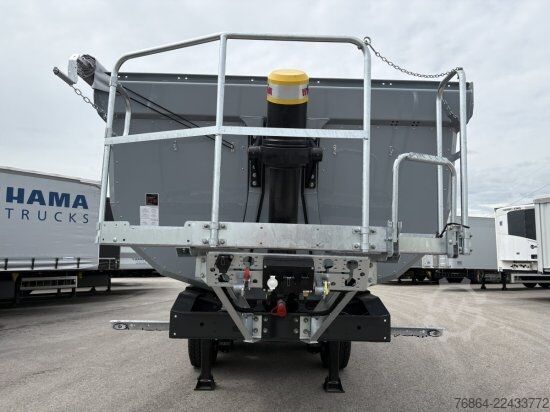 Kipper Auflieger SCHWARZMüLLER THERMORUNDMULDE 25 M³, LIFTACHSE, ROLLPLANE, BPW ACHSEN,  SOFORT VERFüGBAR