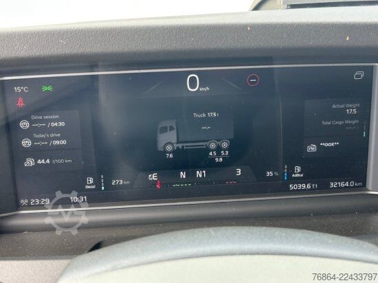 Dreiseitenkipper LKW VOLVO FH 500 3-SEITEN KIPPER MEILLER MIT PALFINGER PK22002EH, RETARDER