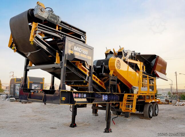 Crushing unit FABO Mobile Impact Crusher Mobile Impact Crusher MIC-100