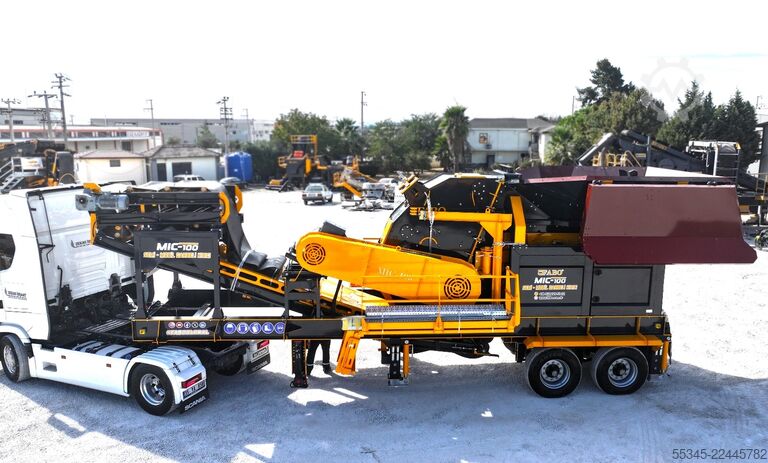 Crushing unit FABO Mobile Impact Crusher Mobile Impact Crusher MIC-100