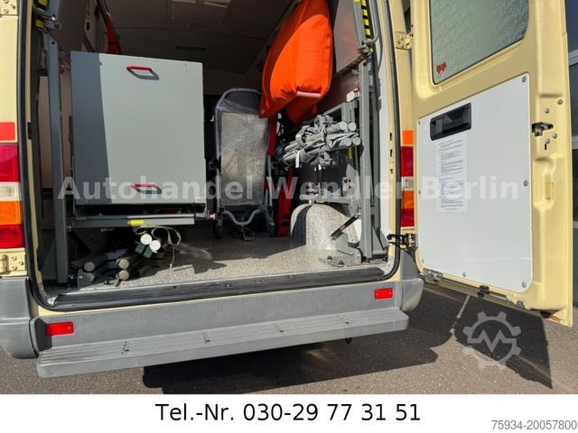 Fire truck MERCEDES-BENZ Sprinter313CDI KTW 4Tragen +Tragestuhl 36tkm