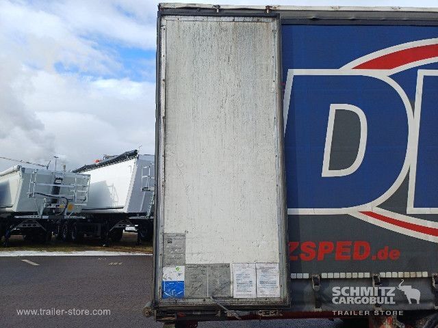 Open semitrailer with tarp Berger Curtainsider Mega