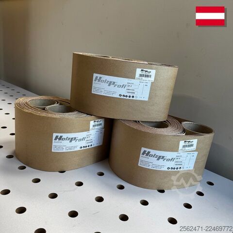 Wide belt sanders sanding belts Holzprofi Breitbandschleifmaschinen Schleifbänder