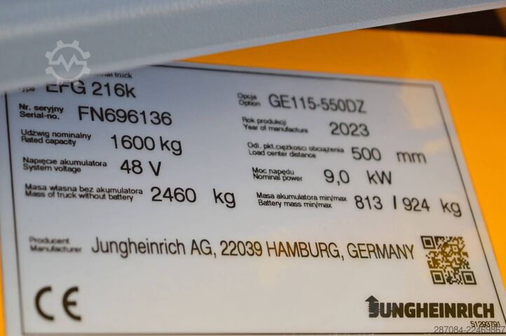 Jungheinrich EFG 216k Jungheinrich EFG 216k