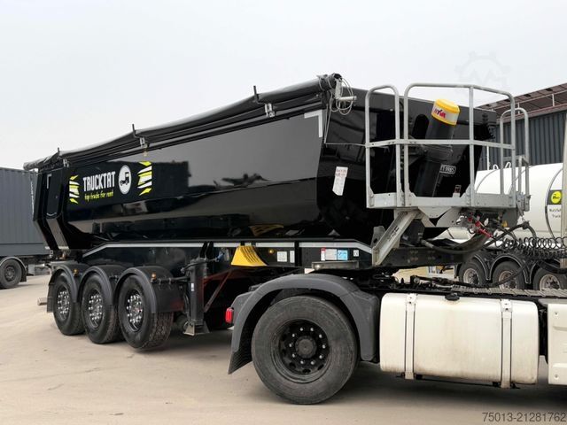 Kipper Auflieger SCHWARZMÜLLER ALU Halfpipe 25 cbm, 5 t. leer, MIETEN?