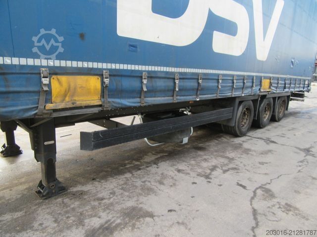 Open semitrailer with tarp SCHMITZ CARGOBULL MegaVarios verbreiterbar/auskurbelbar Ersatzrad