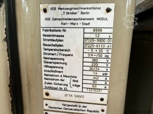 WMW ZFTK 500 CNC WMW ZFTK 500 CNC