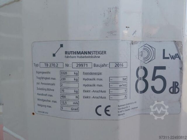 Lkw-Arbeitsbühne Ruthmann TB 270 / NISSAN CABSTAR
