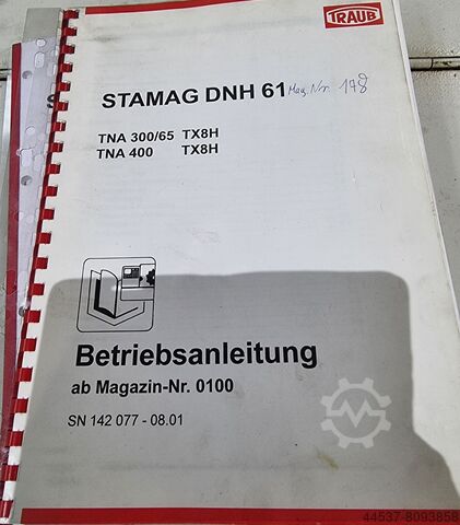 Bar Loading Device Traub Stamag DNH 61/4000