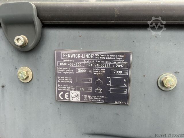 Treibgasstapler Linde H50T-02/600