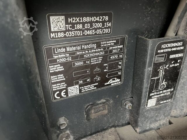Diesel Forklift Linde H30D-02