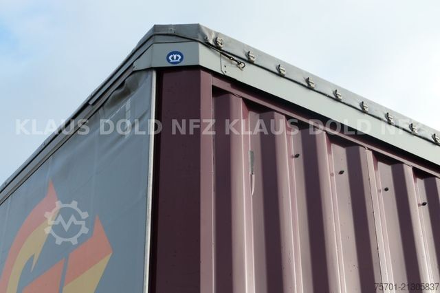 Auflieger mit Pritsche & Plane KRONE SD Pritsche Plane XL MegaLiner Edscha Bordwände