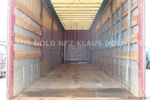 Auflieger mit Pritsche & Plane KRONE SD Pritsche Plane XL MegaLiner Edscha Bordwände