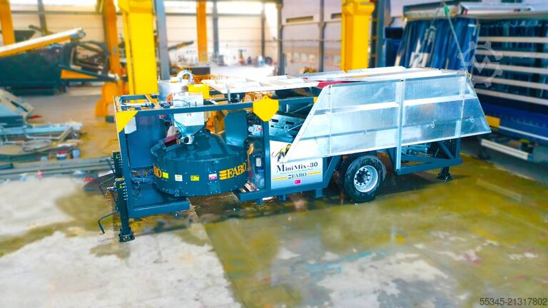 Mobile Concrete Batching Plant FABO Mobile Concrete Batching Plant 30 m3/h Mobile Concrete Batching Plant