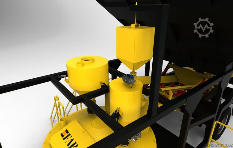 Mobile Concrete Batching Plant FABO Mobile Concrete Batching Plant 30 m3/h Mobile Concrete Batching Plant