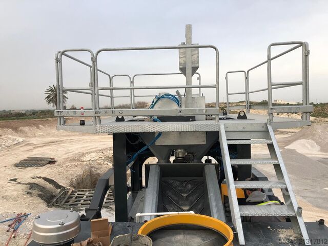 Mobile Concrete Batching Plant FABO Mobile Concrete Batching Plant 60 m3/h Mobile Concrete Batching Plant