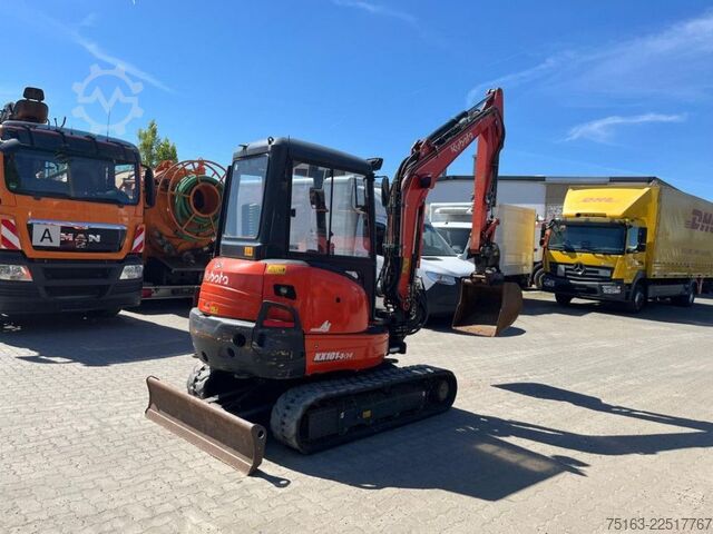 Mini excavator KUBOTA Minibagger KX 101-3a4 HI Minibagger nur 1.190h