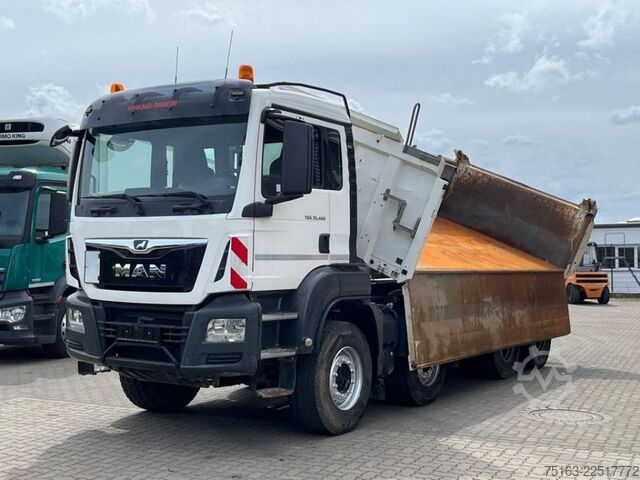 Three-sided tipper truck MAN TG-S 35.460 BB 8x4 4-Achs Kipper Bordmatik
